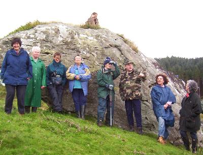 Tour party on Loch Awe,
Argyll